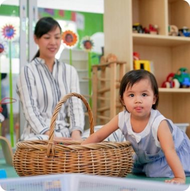 Girl with Basket