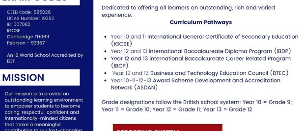 NEW SCHOOL PROFILE